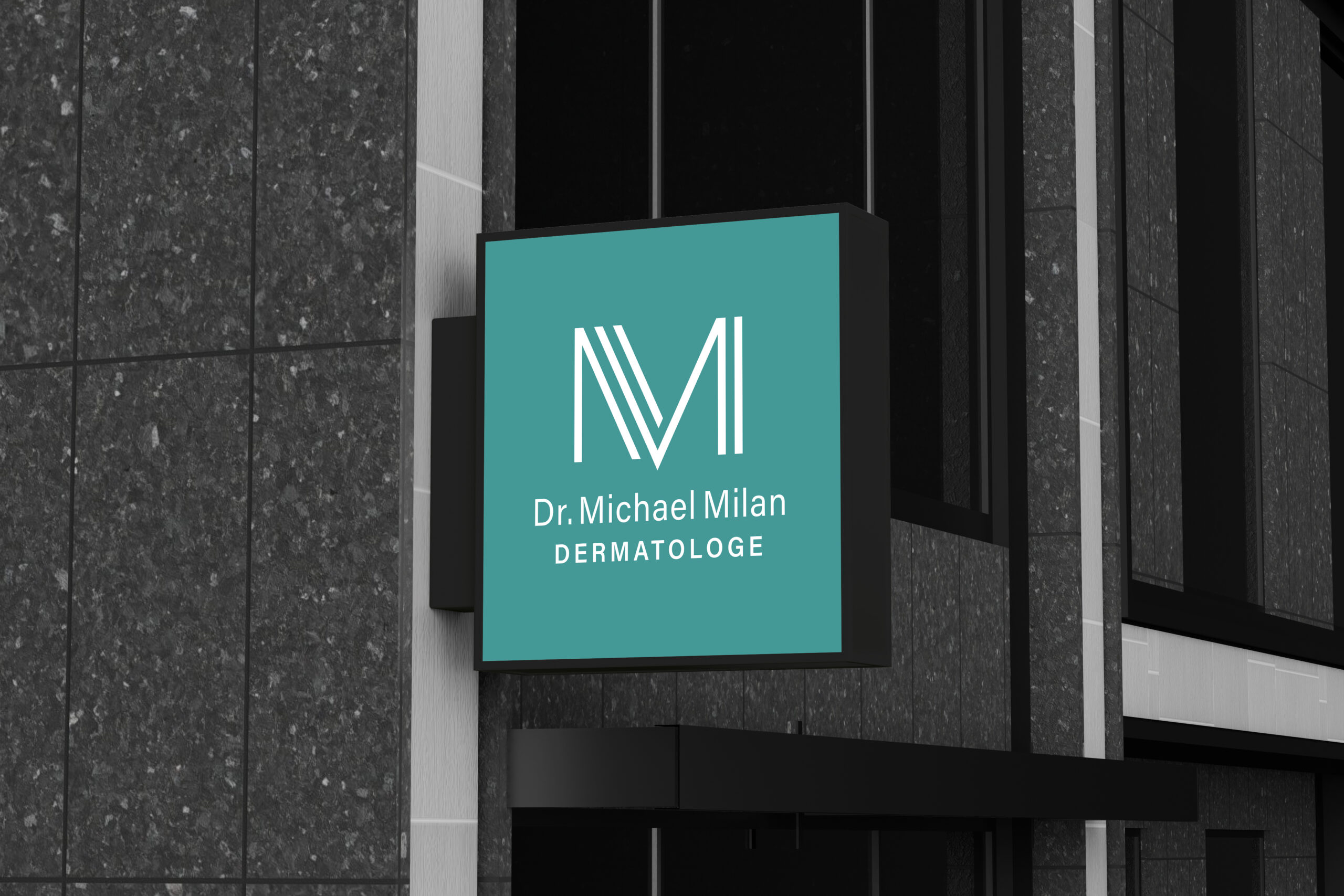 Außenbeschilderung mit Logo als Beispiel für Corporate Branding